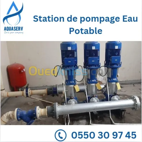 Station de pompage Eau Potable