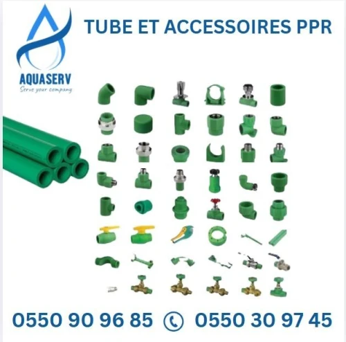 PPR - Tuyaux - Tube - Machine a Fusion soudage Accessoires - Raccords Te Manchon Coude