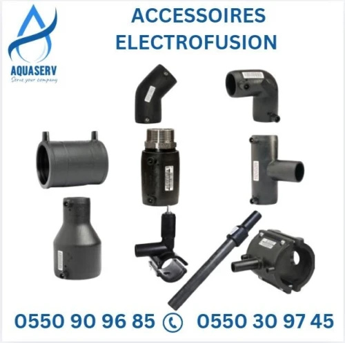 RACCORD PIECE ACCESSOIRE ELECTROFUSION PEHD Te Sell Te Collier Manchon coude Réduction
