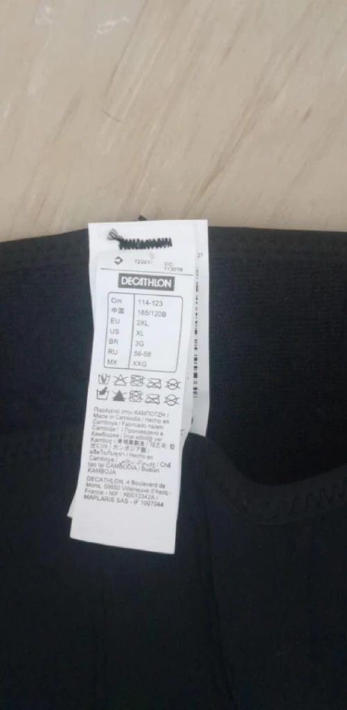 Tenue de la plongée 