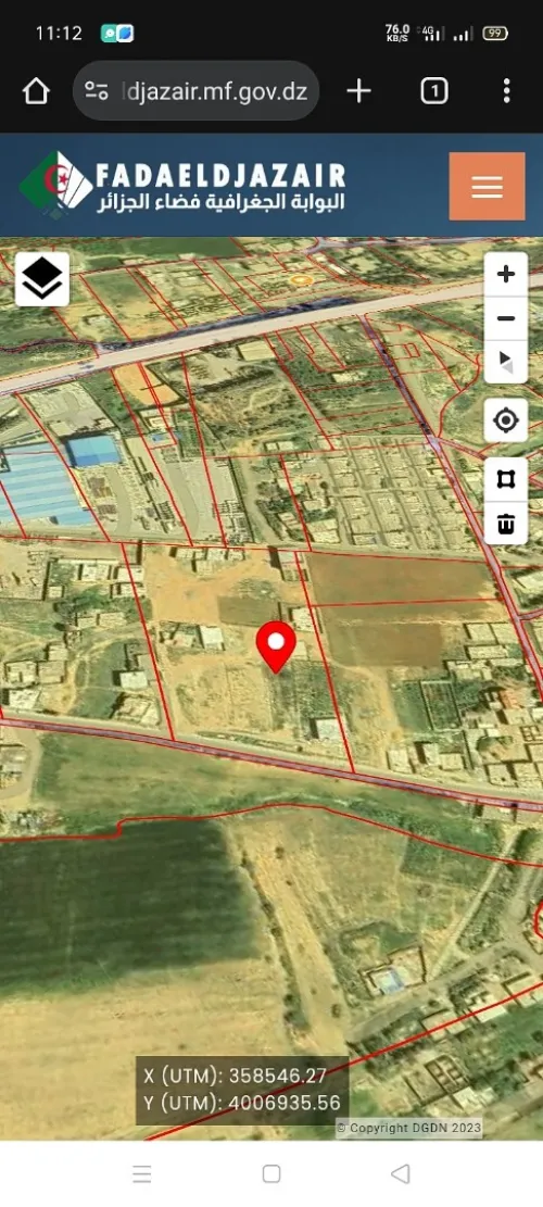 Vente Terrain Chlef Oum drou