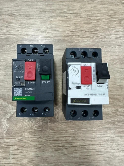 DISJONCTEUR MOTEUR ELECTRO-TECH DISPONIBLE DE 0.16A JUSQUA 32A