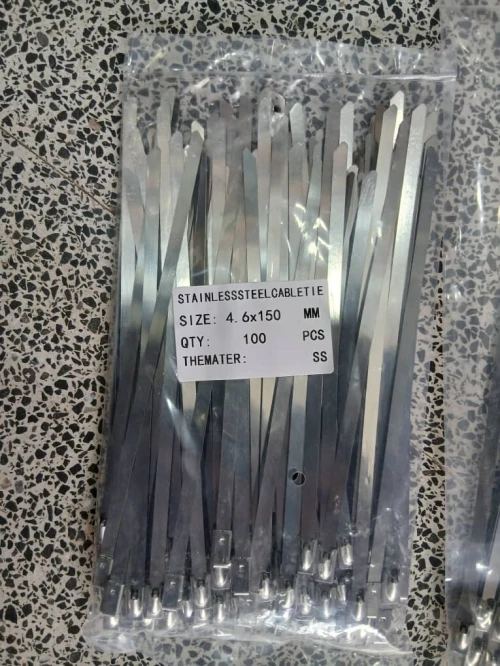 LES ATTACHES COLLIER METALLIQUE INOX  Stainless STEEL cable tie - 4.6