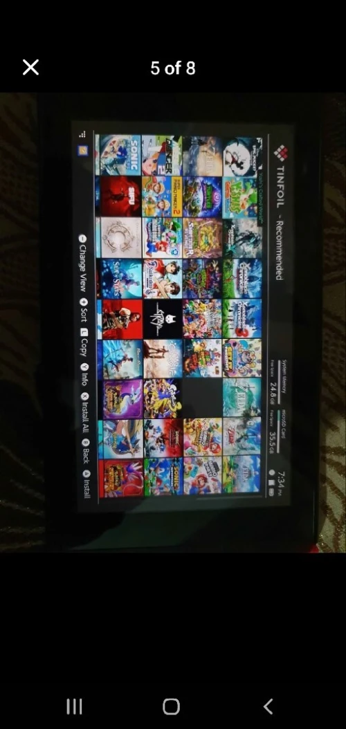 Nintendo switch v1 flashé puce m3aha 9achha original 