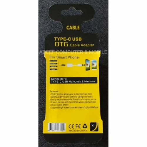 Adaptateur Câble OTG Type-C / Micro USB
