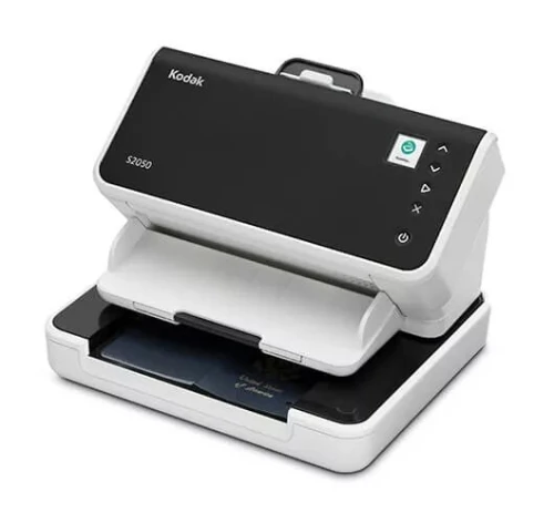 SCANNER KODAK A4 S2050 Scanner de Production, à défilement, Processeur embarqué Cortex A15 1,5 GHz. Chargeur 80p, 50ppm / 100 ipm USB 3.2 /Ecran LCD, Rectro-Verso