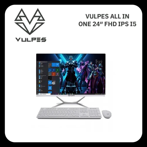 AIO Vulpes I3 7100 / 8G  512 SSD / Ecran 24 IPS FHD 1080 HDMI NOIR