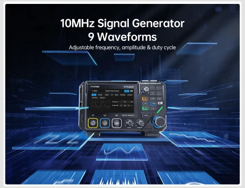FNIRSI 2D15P Oscilloscope Multimeter Signal Generator 3-in-1 Dual Channel 100MHz