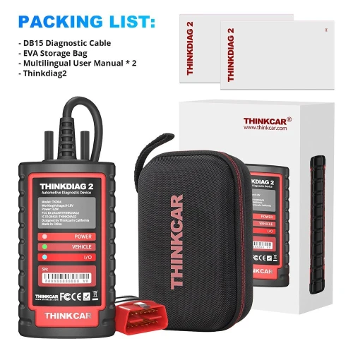 Thinkcar Thinkdiag 2 All Car Brands OBD2 Scanner ThinkDiag 2 CanFD Potocol 