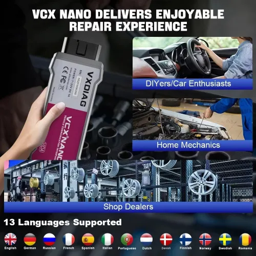 VXDIAG VCX NANO NX200 outil de diagnostic pour Renault