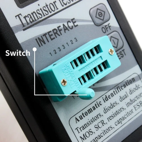    Testeur de transistor MOSFET..