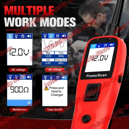 Autel PowerScan PS100 Electrical System Diagnosis Tool Circuit AVOmeter Tester 