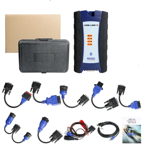NEXIQ-V2 Outil de diagnostic de camion diesel. liaison USB.détecteur de défauts OBD2. Bluetooth 
