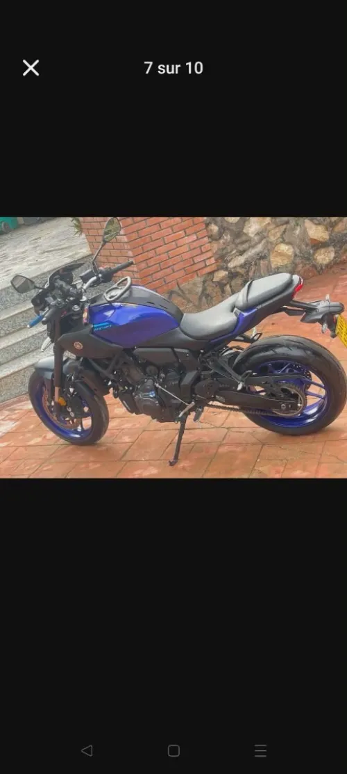 Yamaha MT07 2025