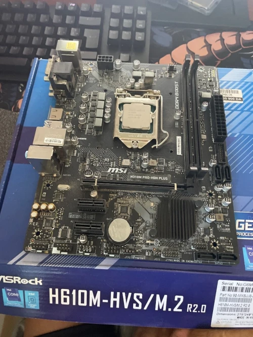 Carte mère sans processeur : MSI H310M pro-vdh PLUS 9eme generation 