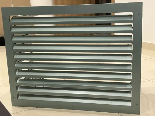 fabrication grille ventilation caisson
