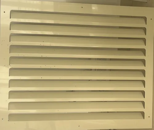 fabrication grille ventilation caisson