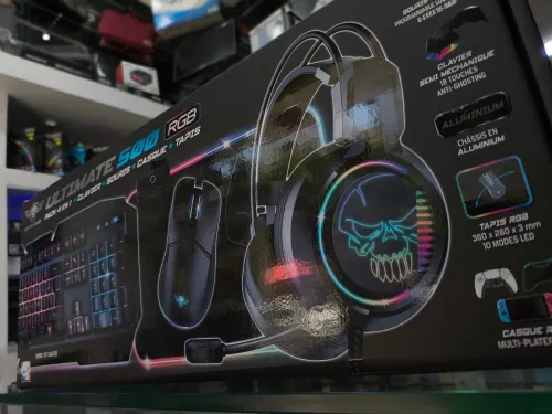 pack ultimate 500 clavier souris casque tapis