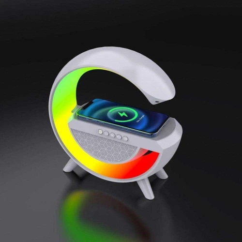 Baffe G  Charger wireless Lamp   مكبر صوت مضيء LED + شاحن لاسلكي Trés Bonne qualit