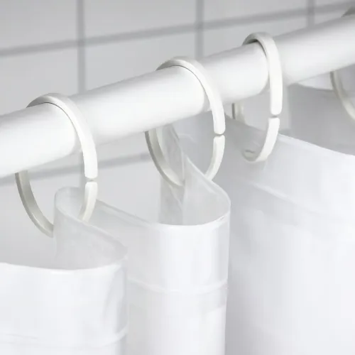 IKEA - 12 Anneaux de rideau de douche - ORIGINE FRANCE