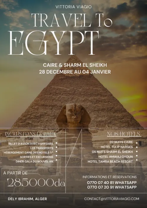 offre de voyage egypte