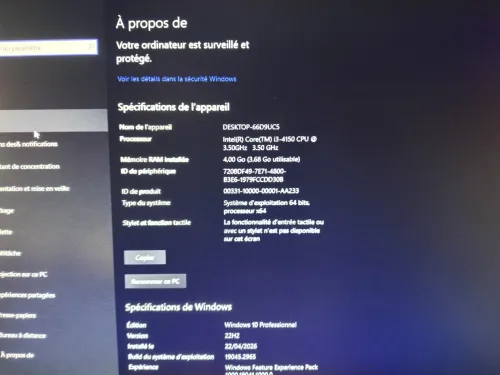 Pc bureau i3