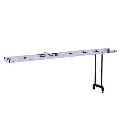 convoyeur de decoupe des barre d'aluminium avec loup integrée ( JEUX POUR le coté gauche et droit)