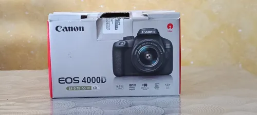 Caméra Canon EOS 4000D+ objectif 18-55mm et 10-18mm+ sac à dos neuf