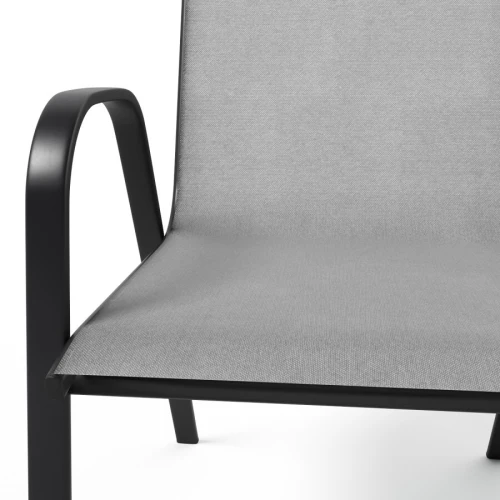 Table de jardin de 6 chaises avec parasol (importation 1er choix)