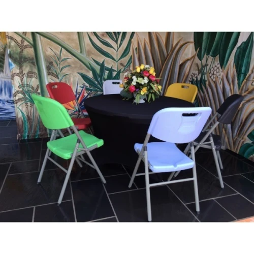 Chaise pliable pour événements, jardin et terrasses 