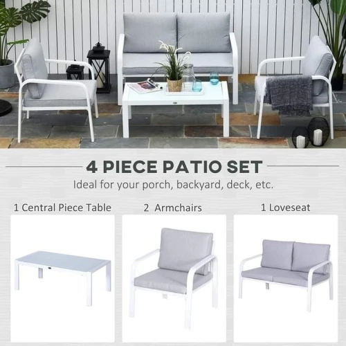 Salon de jardin en Aluminium ( 1er choix d'importation)
