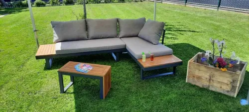 Salon de jardin en Aluminium ( 1er choix d'importation)