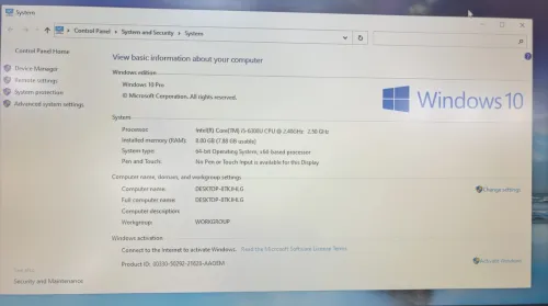 Promo Laptop HP PROBOOK 640G2 I5-6300U 8G 256G