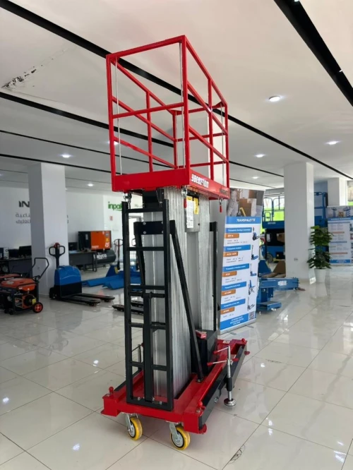 Nacelle/Plateforme élévatrice double mât en aluminium YBC02-10