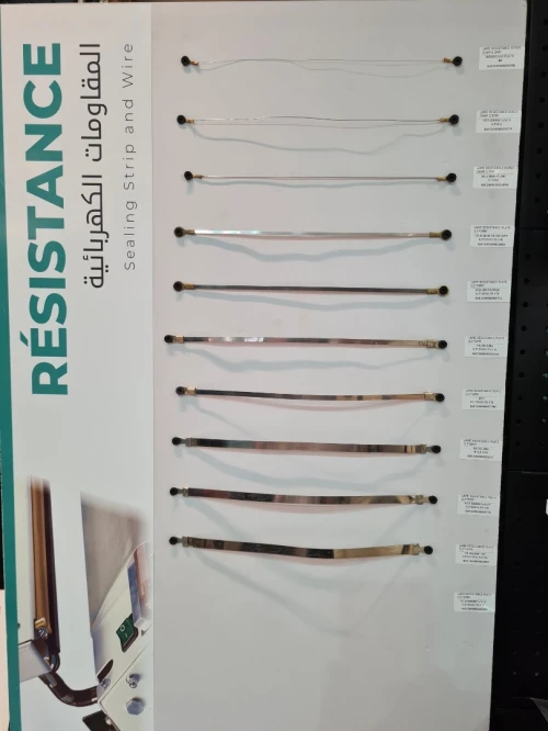 Résistance fil ou tubes pour soudeuses et fardeleuses