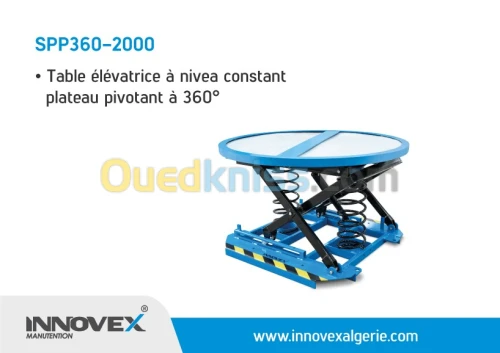 Table élévatrice à niveau constant 