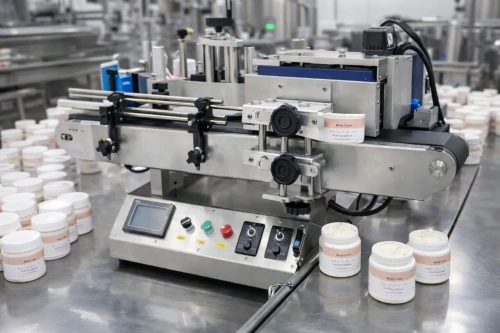 Étiqueteuse automatique à table pour produits cylindrique TRLM-120B