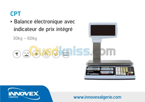Balance électronique avec indicateur de prix intégré 