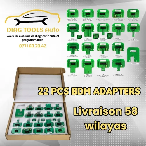 22 PCS BDM ADAPTERS 