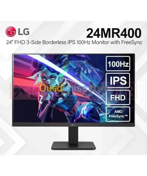 ECRAN LG 24" LED MON 24MR400-B 100HZ