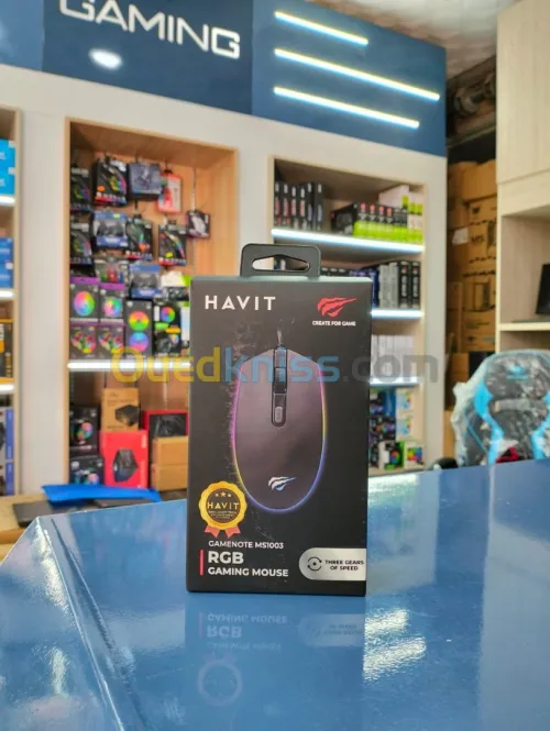 Souris Gamer Havit MS1003 RGB 1200 DPI