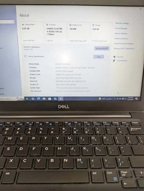 LAPTOP DELL LATITUDE 7290