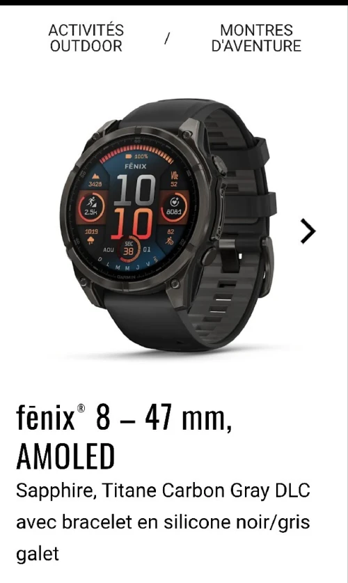 Garmin(série fēnix) Fenix 8 / Fenix 7