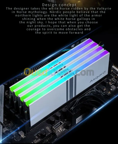 RAM DDR4 Asgard Valkyrie V5 série G mémoire 8GBx2 3200MHz RGB 