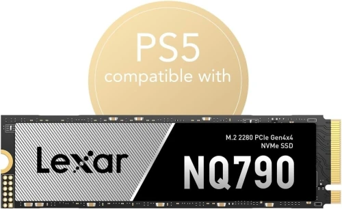 Lexar NQ790 SSD NVMe 2To SSD 2To SSD PCIe 4.0 Gen4x4, Jusqu'à 7000 Mo/s en Lecture, 6000 Mo/s