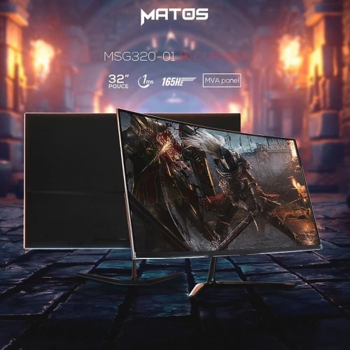 PROMO ECRAN GAMING MATOS MSG 320-01 Curved 165HZ Full HD