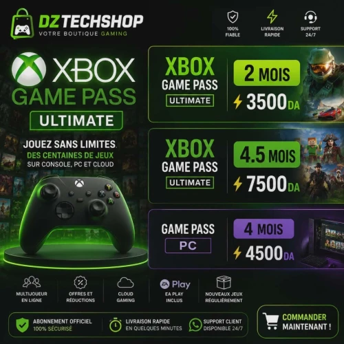 XBOX GAME PASS ULTIMATE LE MEILLEUR DU GAMING À PRIX IMBATTABLE
