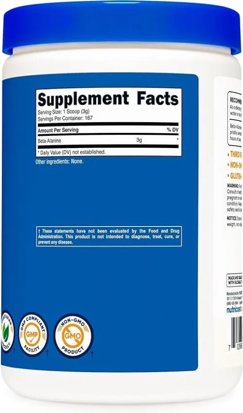 Nutricost Beta Alanine Powder 500g