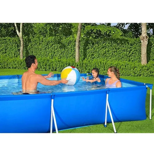 Piscine Hors Sol Avec Pompe , 300 x 201 x 66 cm Steel Pro Bestway 56411