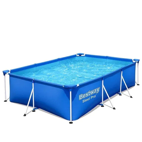 Piscine Hors Sol Avec Pompe , 300 x 201 x 66 cm Steel Pro Bestway 56411